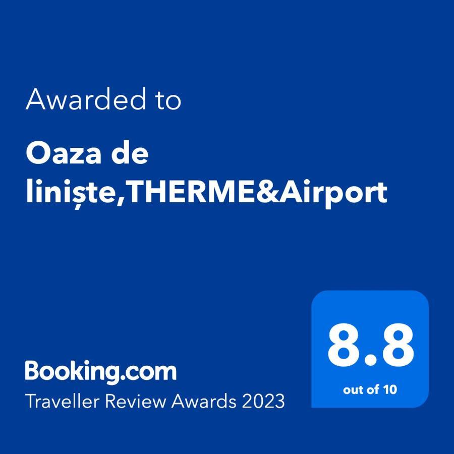 Oaza De Liniste,Therme&Airport Corbeanca 外观 照片